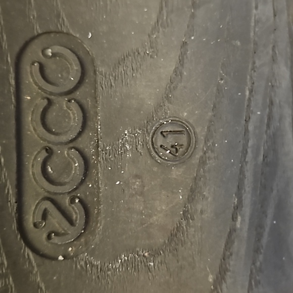 Leather Ecco mule / clogs sz. 41 or 8.5 - Picture 7 of 7